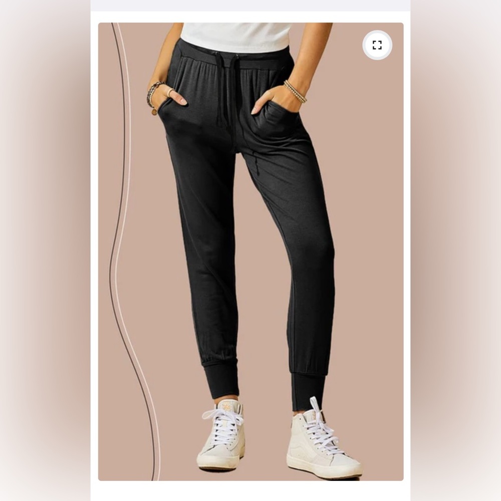 Black Ellie Sweatpants Joggers new